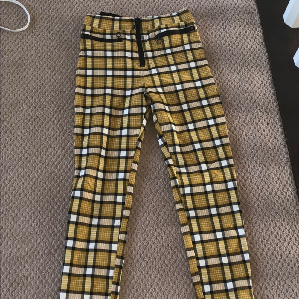 UO plaid stretchy pants